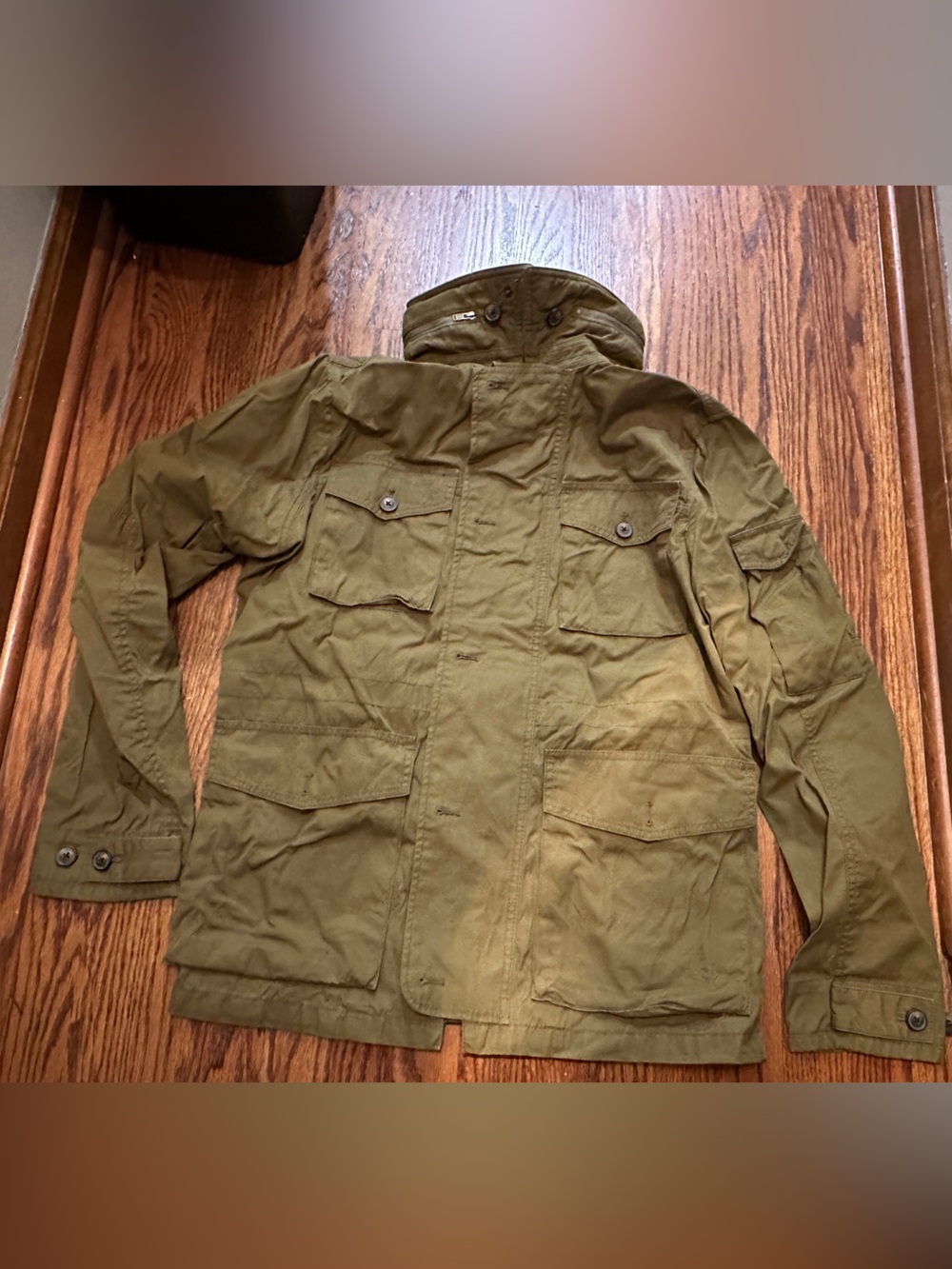 J. Crew Men's Olive Field Mechanic Jacket
